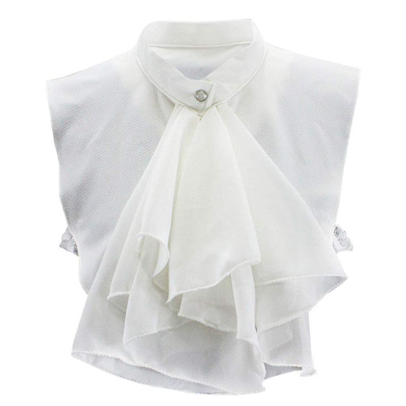Joyci European Vintage Palace Adjustable Half Shirt Collar Chiffon Professional Suit False Collar Exaggerate Ruffle Flounce (AP6) - Image 1